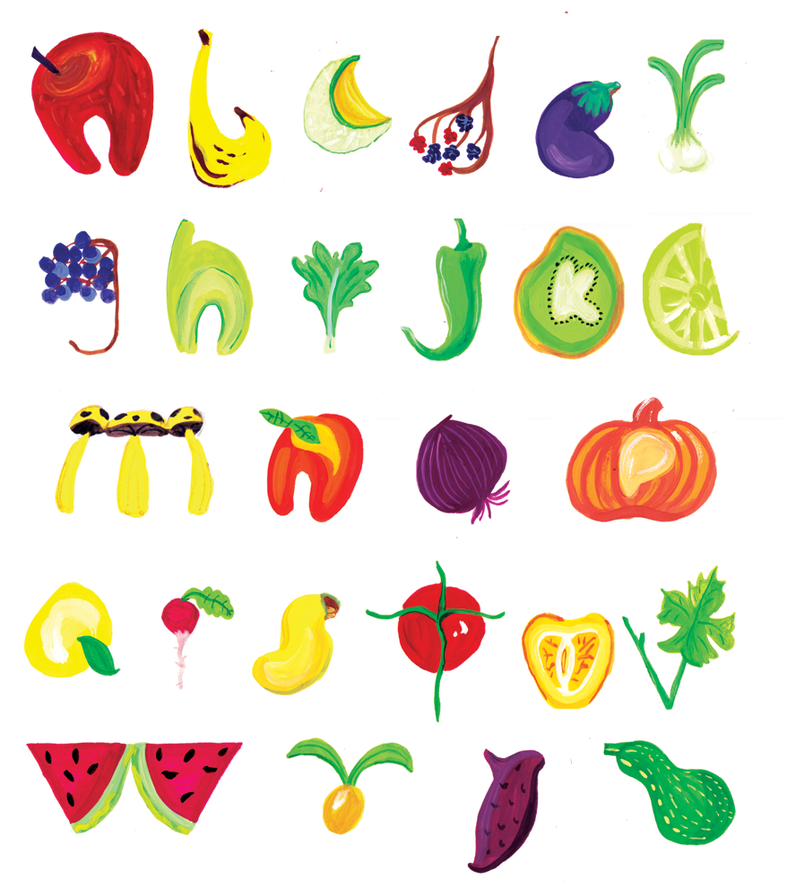 Фруктовая азбука. Буквы в виде овощей и фруктов. Алфавит фрукты и овощи. Фрукты и овощи на букву а. Алфавит из овощей.