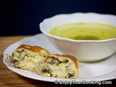 Fried Pies with Potatoes and Mushrooms