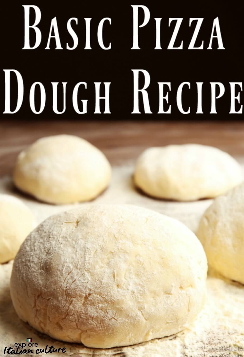 Basic pizza dough recipe - pin for later.