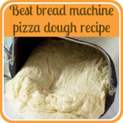 Bread machine pizza dough recipe - link.