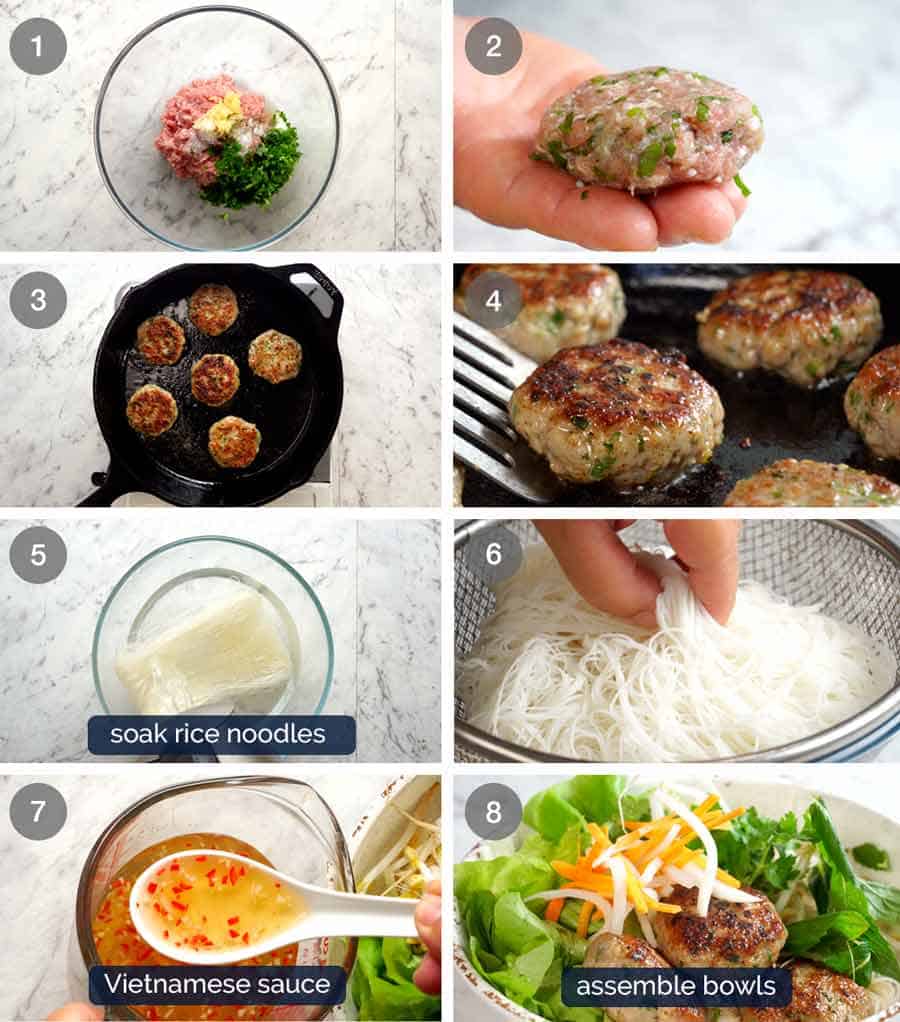 How to make Bun Cha - Vietnamese Meatballs