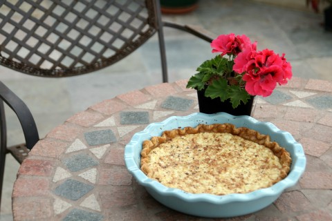 Heirloom Cottage Cheese Pie for breakfast, brunch or dessert 